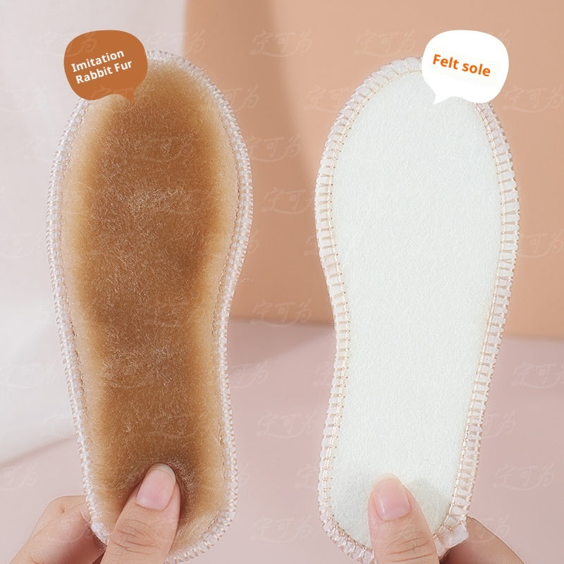 Semelle intérieure chaude d'hiver en polaire épaissée Super Soft Sweat Absorbing and Deodor