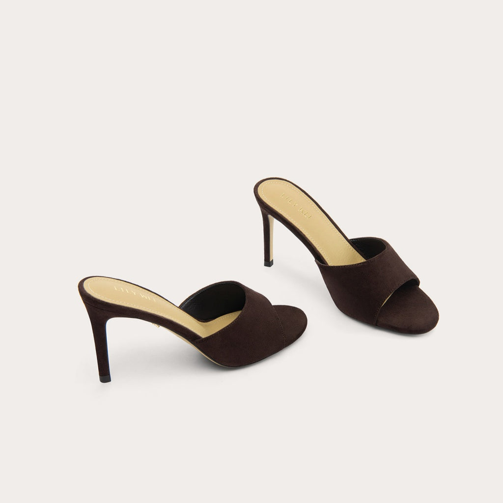 Sandales brunes foncées pour femmes