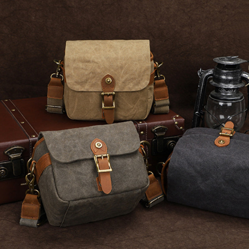 S C Coton Canvas SLR Camera Bag Imperméable