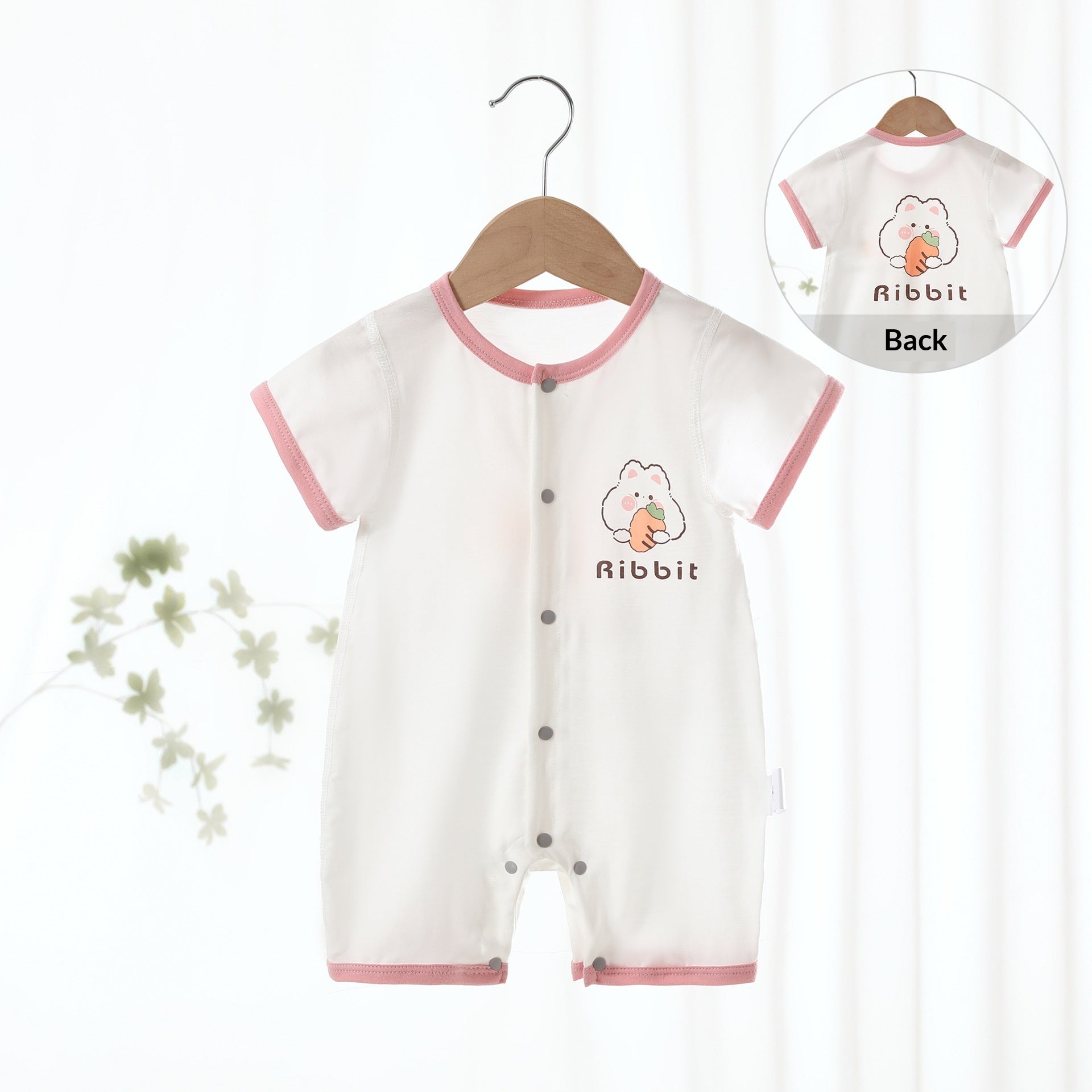 Été mince nouveau-né bébé onesie courte combinaison de saut