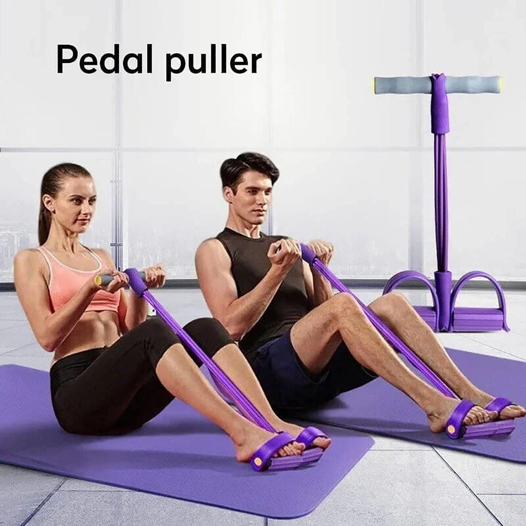 Courroie de tension multi-fonctions 6Tube Gym fitness Pied Pedal Exercise Pull Band Nouveau