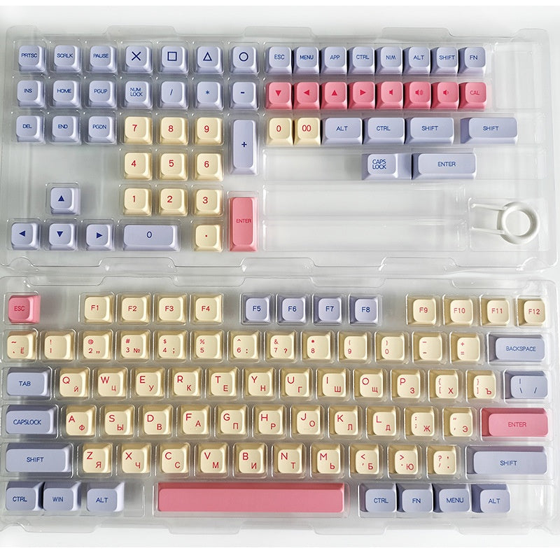 Cute Custom Cotton Candy Keycaps