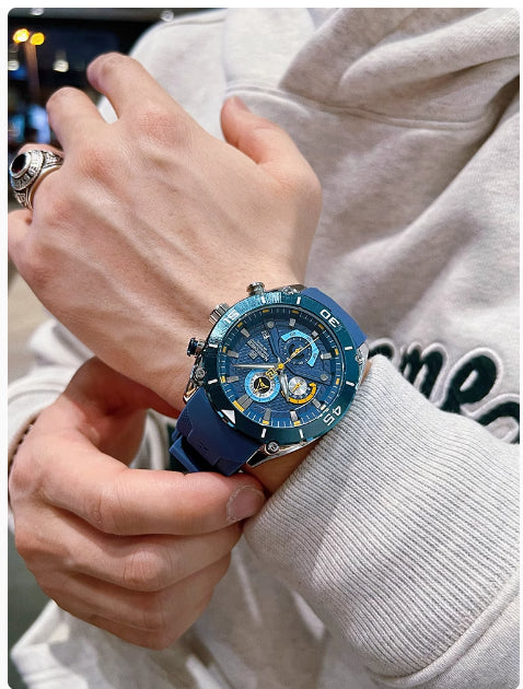 Youth Outdoor Sports and Casual Silicone Band Couleur Watrproof Watch