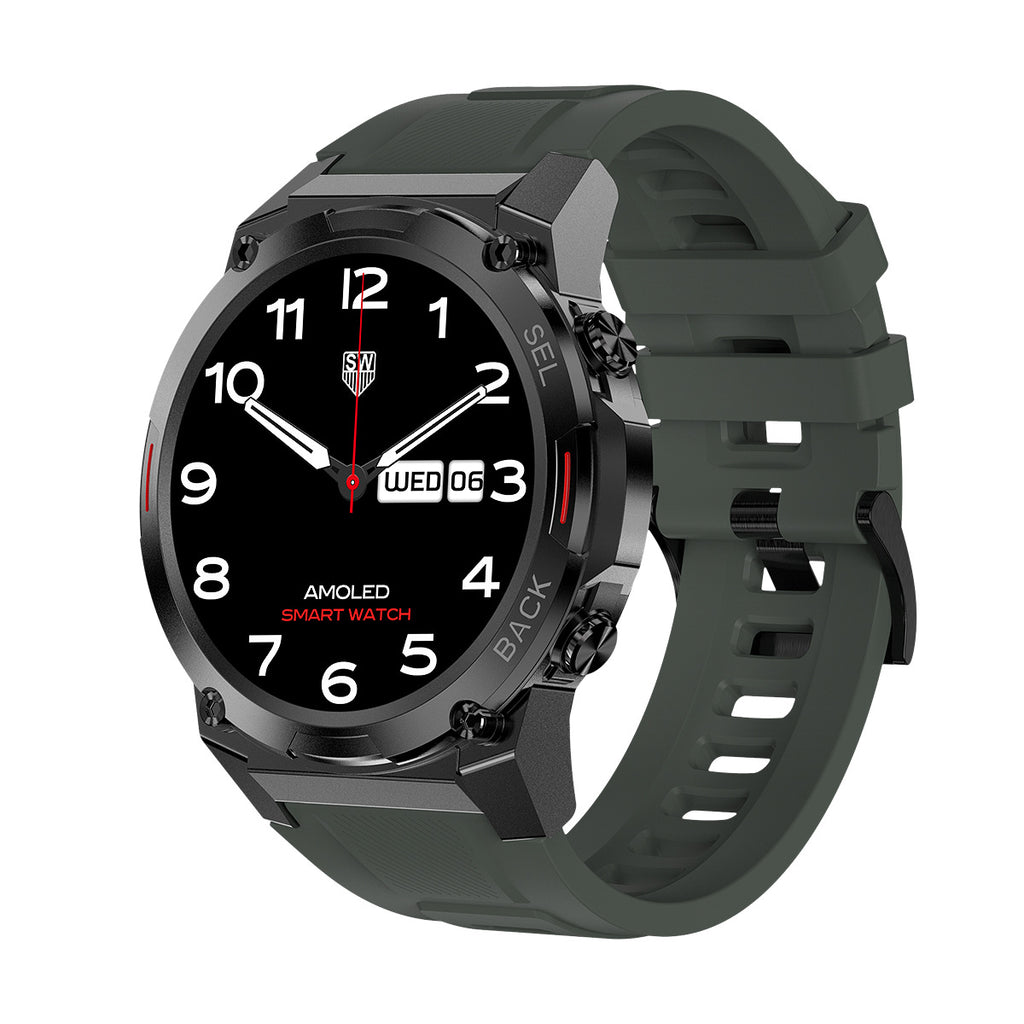 Anti-chute 143 pouces écran IP68 étanche NFC Smart Watch