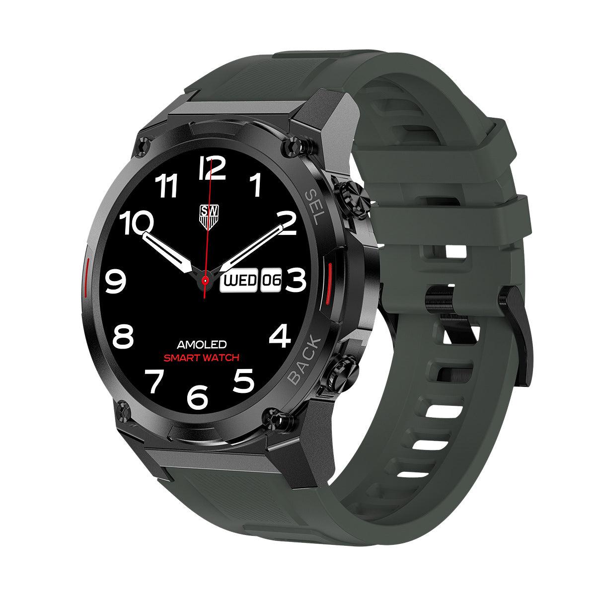 Anti-chute 143 pouces écran IP68 étanche NFC Smart Watch