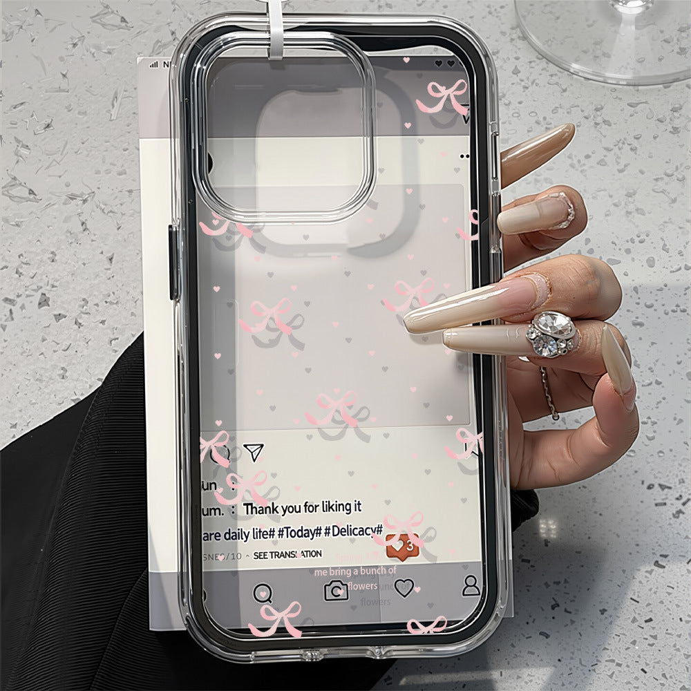 Bow plein écran pour 17Pro Max Mobile Phone Protection Case