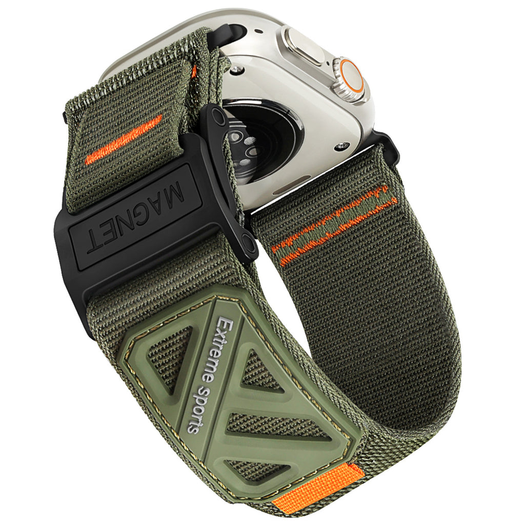 Boucle magnétique Escalade Nylon Toile Sports Velcro Bracelet de montre