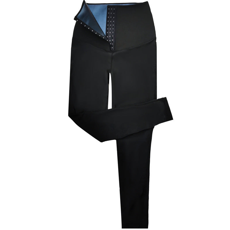 Pantalons de forme de formation thermique haute taille pour femmes