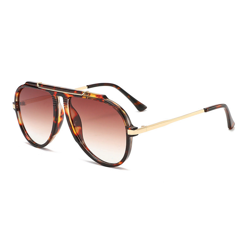 3654 Métal Double-Bridge Aviator Lunettes de soleil Commerce électronique Commerce extérieur Amazon Mode Uv400