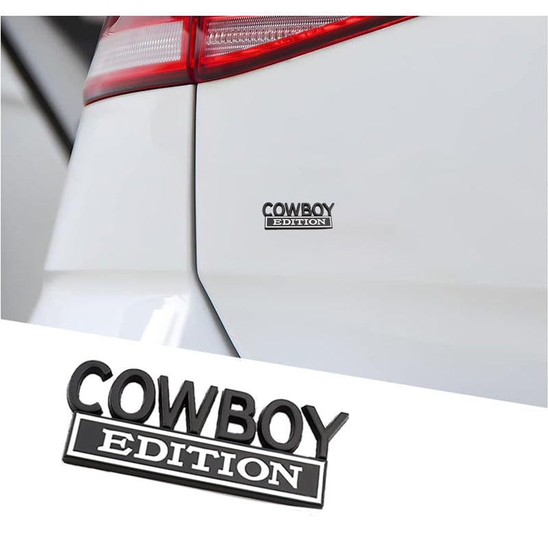 2-pack Cowboy Edition Emblems
