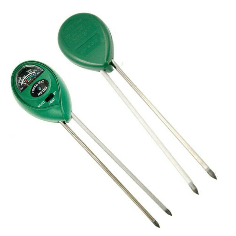 3 Dans 1 testeur PH compteur d'eau du sol compteur d'essai de lumière pour la plantation de plantes de jardin