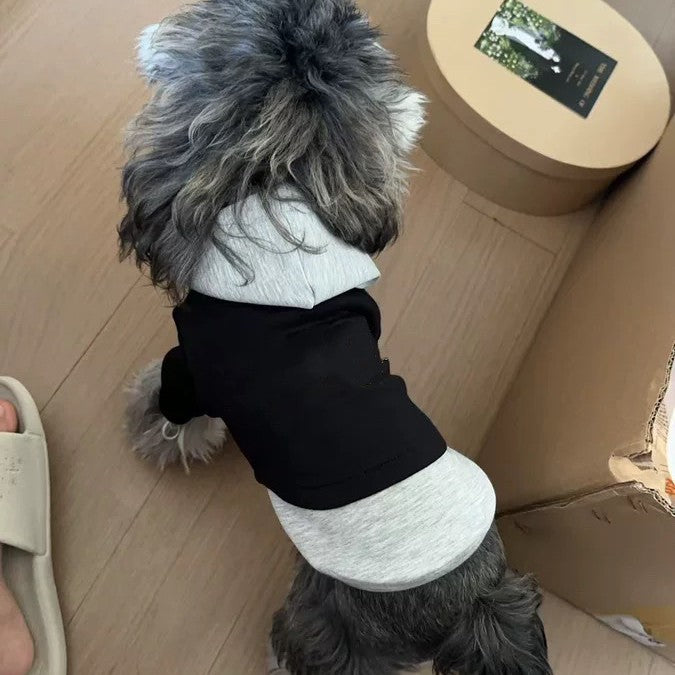 Vêtements de chien faux deux pièces automnehiver chaud Schnauzer Bichon Teddy Shiba Inu Westie Pet