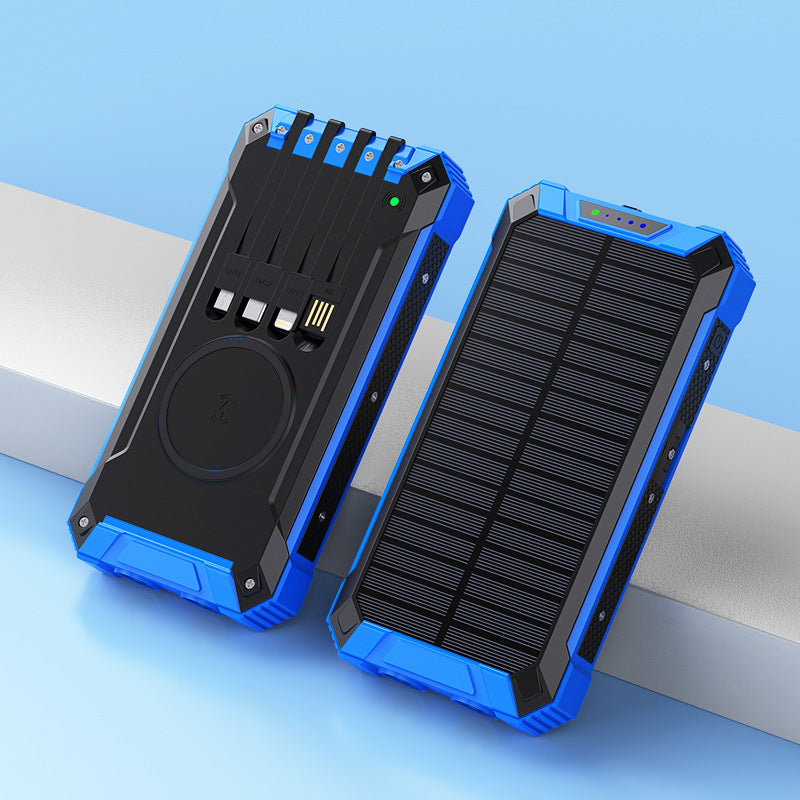 Source d'alimentation portable solaire sans fil de recharge
