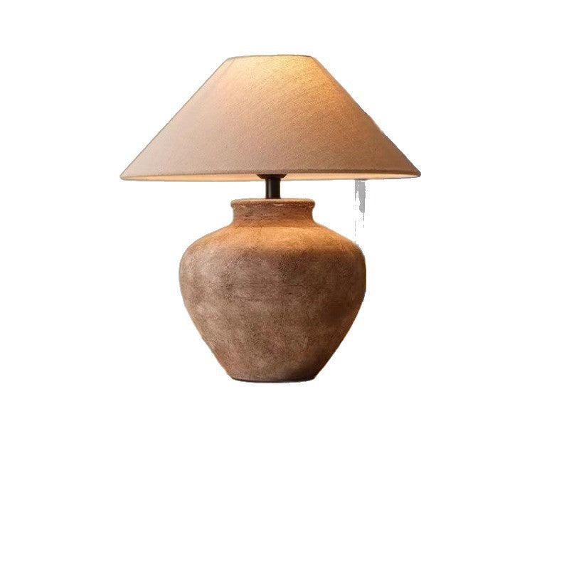 Wabi Sabi Style lampe de table en céramique Jar Ornement Vintage