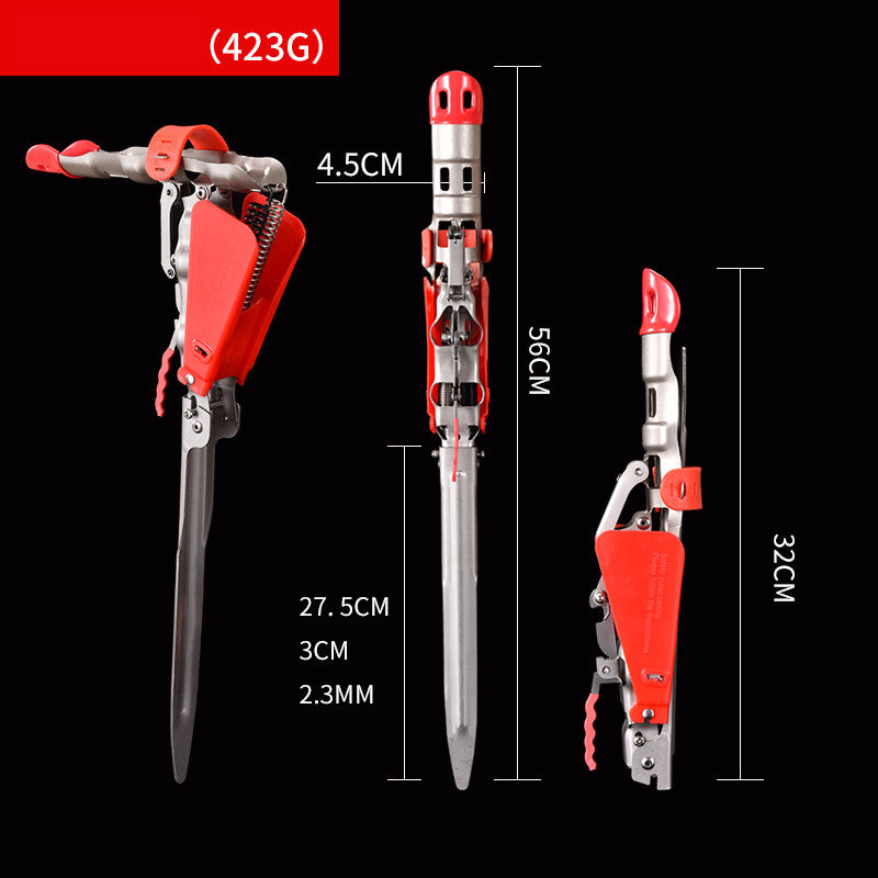 Support de tige de pêche ressort automatique entièrement en acier inoxydable réglable sensibilité pliant Fi
