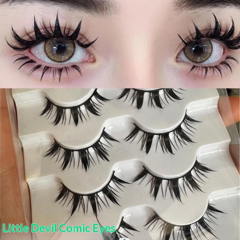 Faux cils Full-Strip Style Même design que gothique et manga semble durs cils