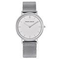 Fashion couple simple montre à quartz étanche