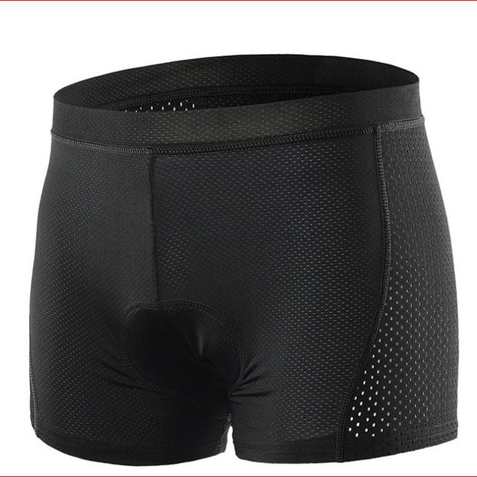 Pantalon de vélo respirant Sous-vêtements de sport Hommes épais absorbant les chocs Silice Gel Pad C