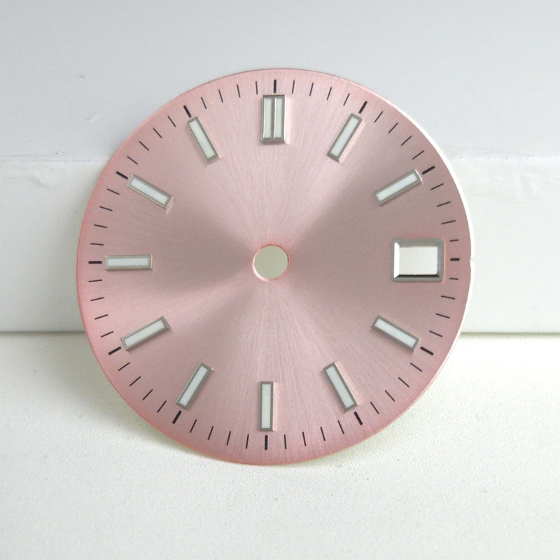 Cadran vert lumineux approprié pour la montre de mouvement