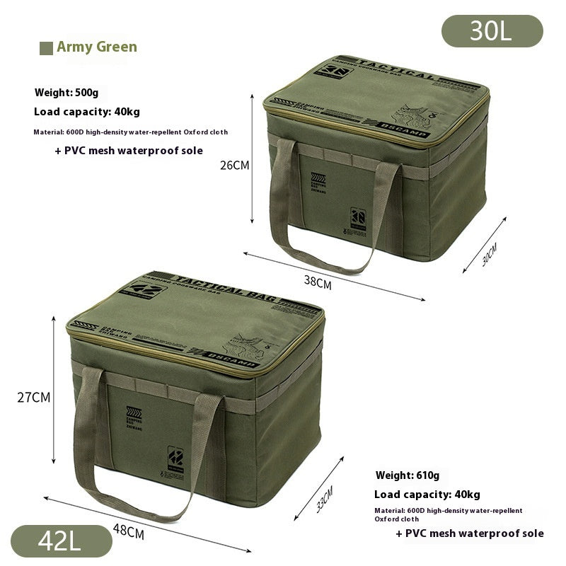 Sac de rangement pour outils de camping de grande capacité