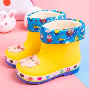 Les chaussures imperméables pour enfants en dinosaure sont épais et souples