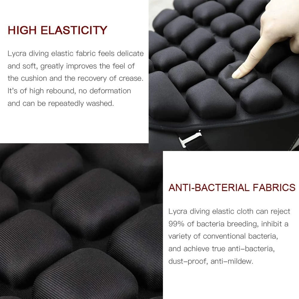 Sac gonflable en trois dimensions pour coussin moto