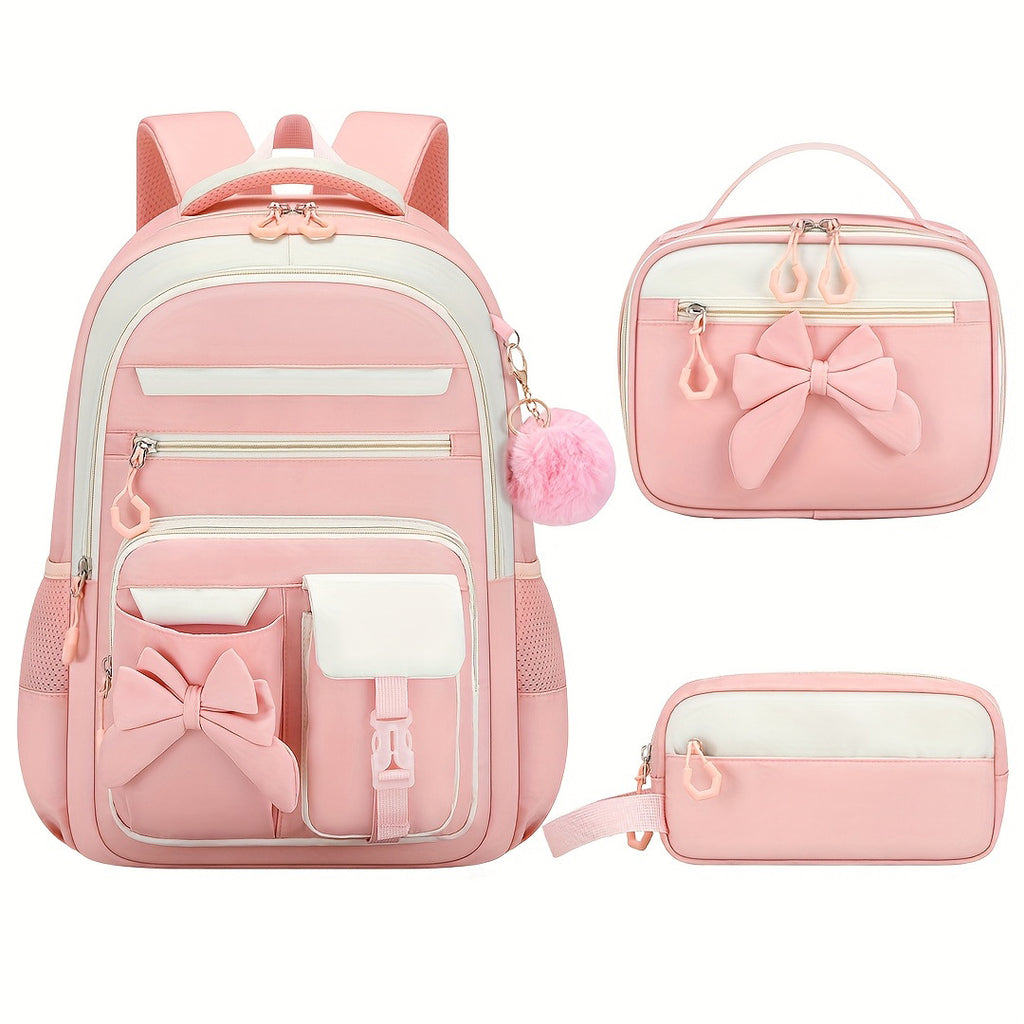 Tous Match Bowknot Sac à dos grande capacité pour les filles