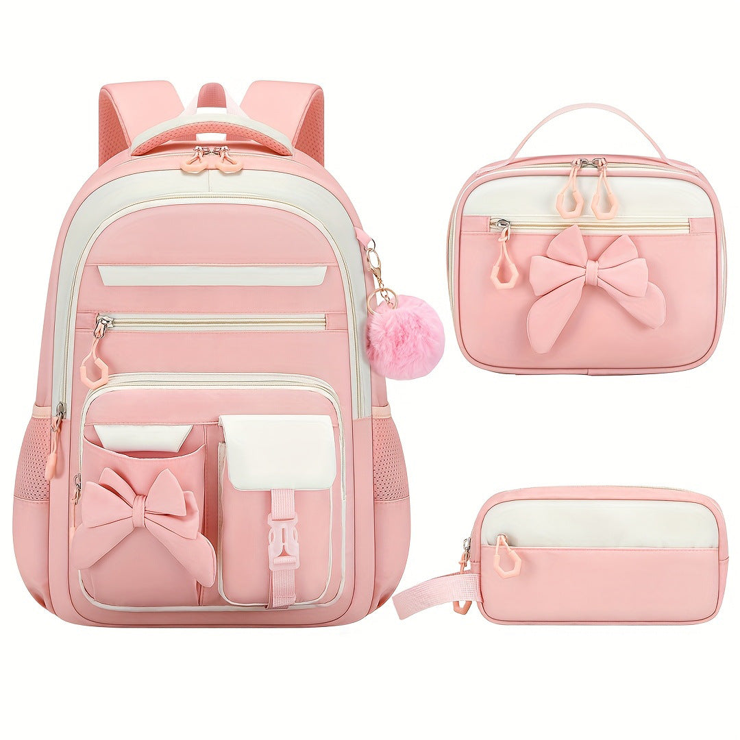 Tous Match Bowknot Sac à dos grande capacité pour les filles