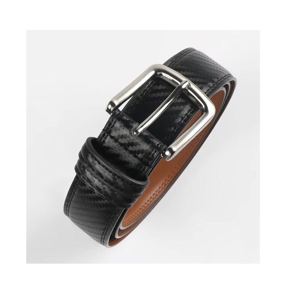 Véritable ceinture en cuir d'affaires pour les hommes ou BOY Swivel épingle boucle Casual Versatile ceinture