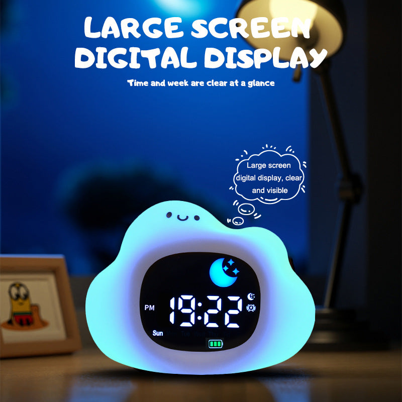 LED bande dessinée animal Lion réveil horloge de nuit