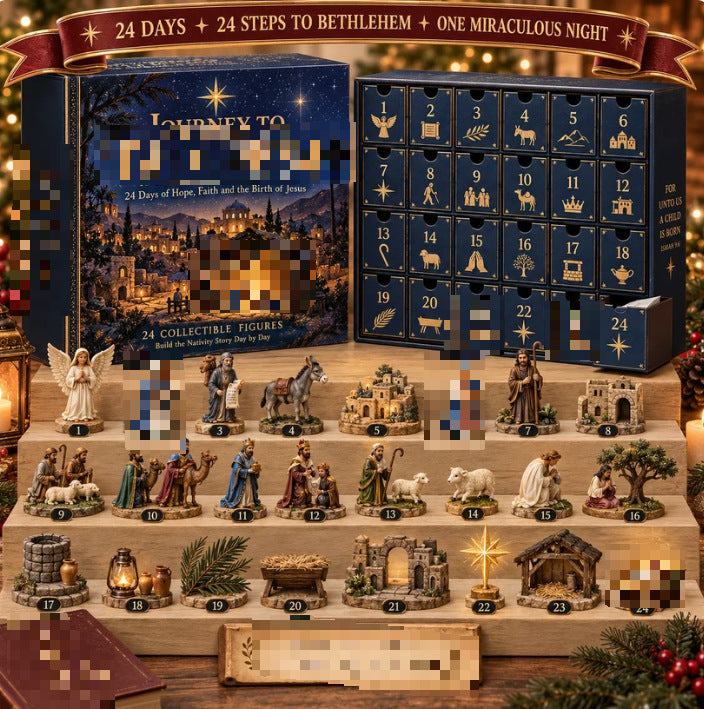 Série de caractères Calendrier de l'avent Boîte aveugle