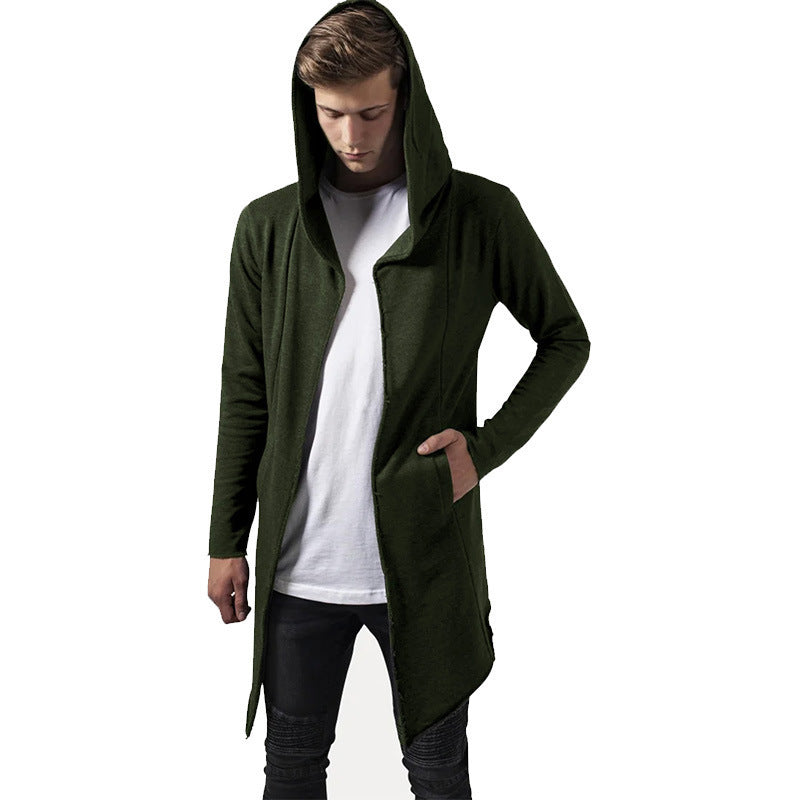 Chandail mi-long Cardigan Zipper Manteau pour hommes