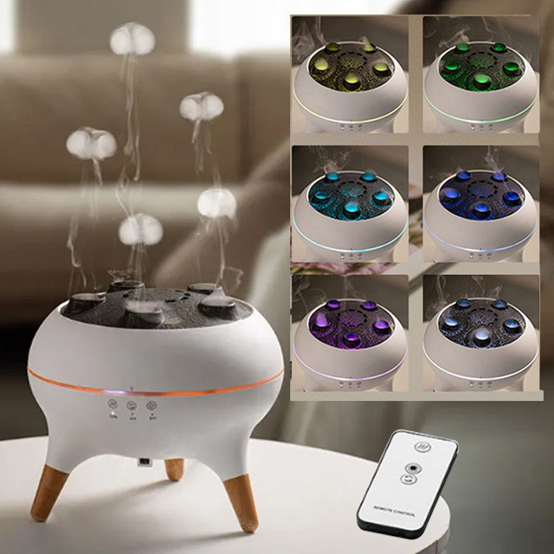 Diffuseur d'huile essentielle de Jellyfish dynamique à télécommande