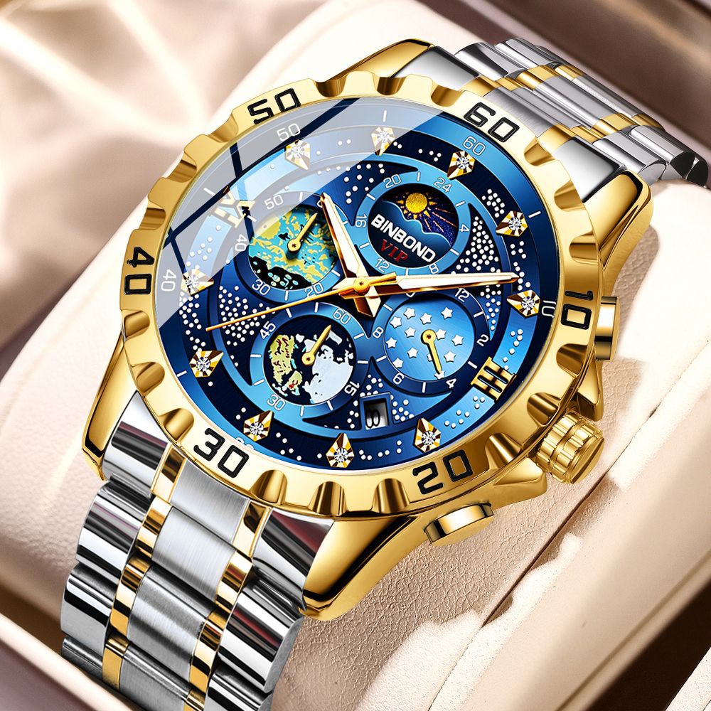 Montres Quartz Business Watch Imperméable Petites Trois broches