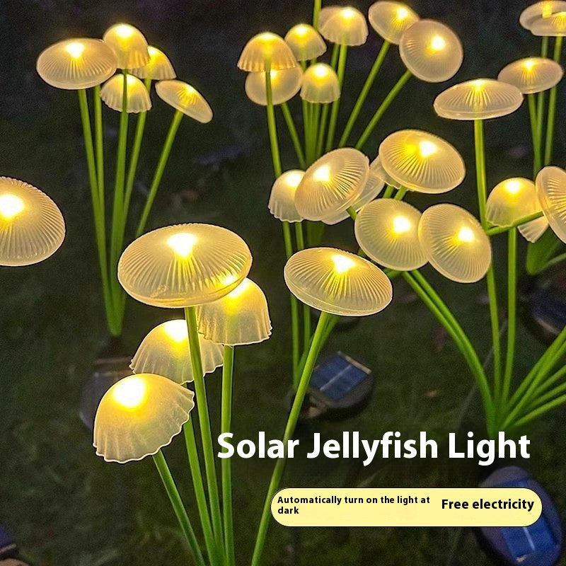Solaire Jellyfish Lampe Jardin Balcon Décoration Mushroom Sol Outlet Lampe de pelouse
