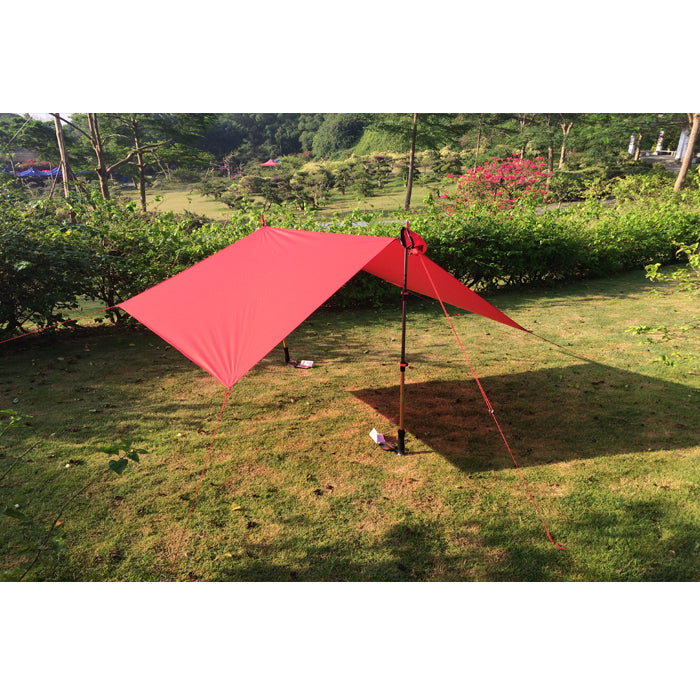 Tissu de sol de tente revêtu de silicone