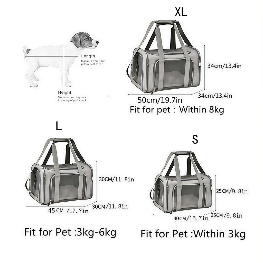 Sacs pour animaux de compagnie portables de voyage à l'extérieur