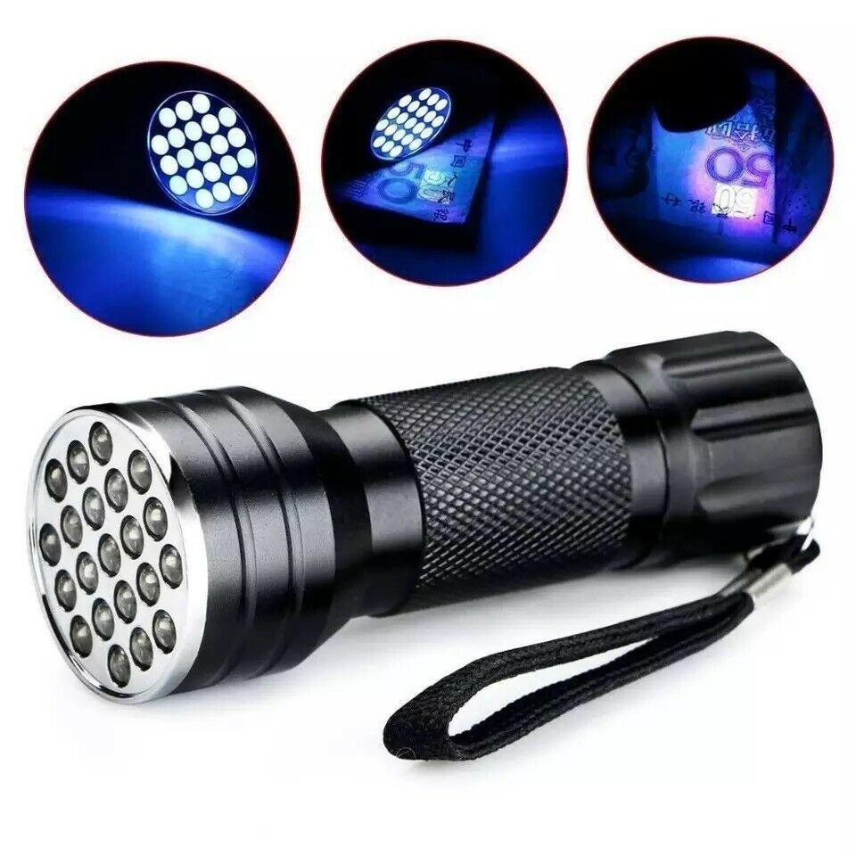 Multifonctionnel détecteur de contrefaçon lampe de poche LED UV