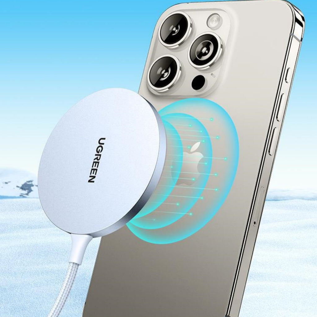 Chargeur sans fil Adsorbe Téléphone mobile Aspiration magnétique Tissage