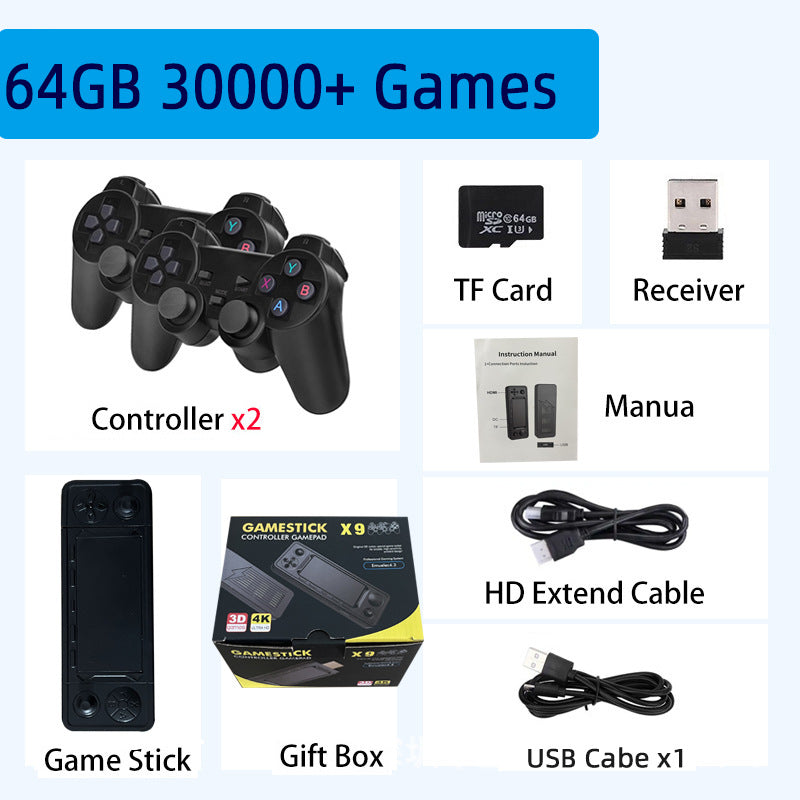 Console de jeu de maison HD X9
