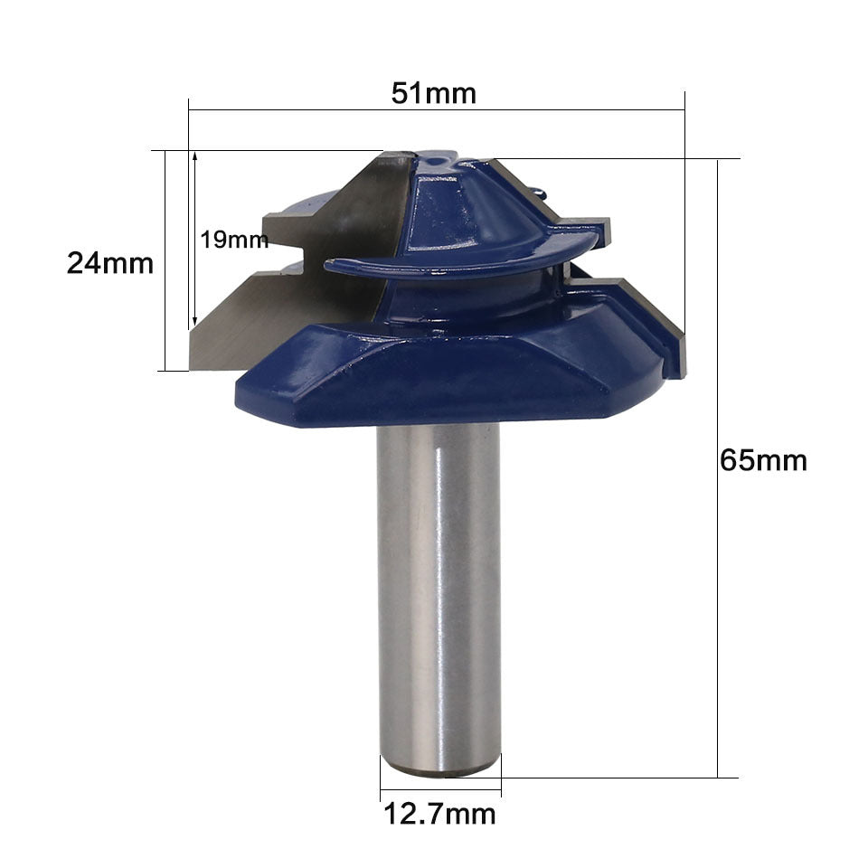 1/2 Poignée outil de travail du bois Cutter Cutter bois fraisage Cutter