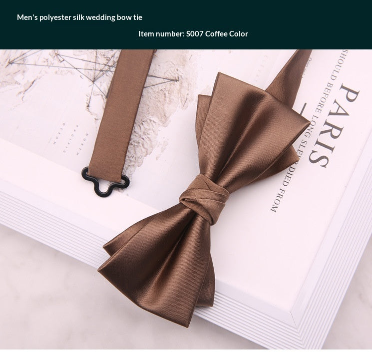 Hommes Polyester mariage Bow Tie