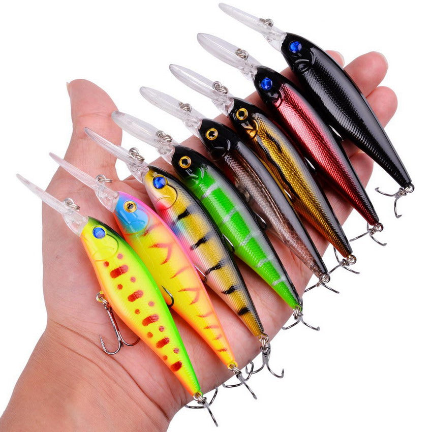 Lure de pêche Minnow 11cm 10g Bâton de langouste flottant