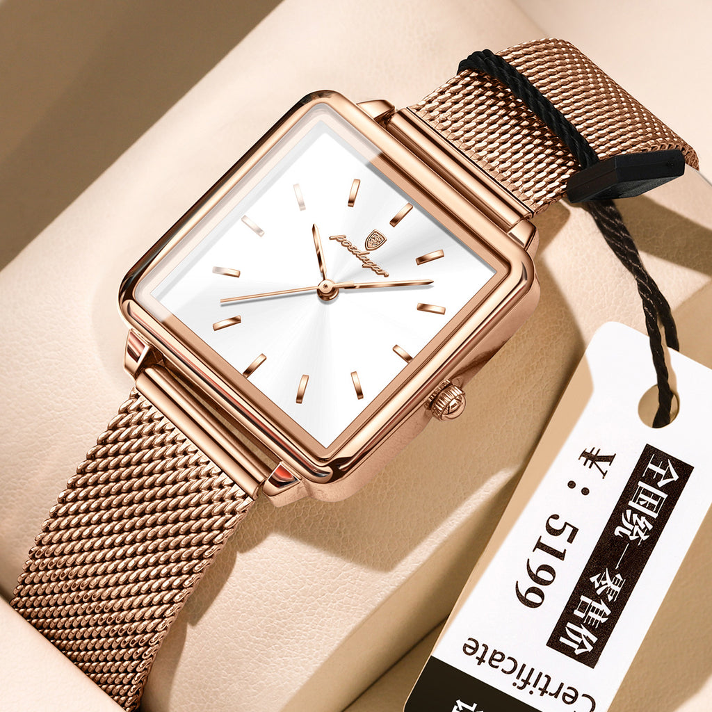 Femmes Quartz Square Watch