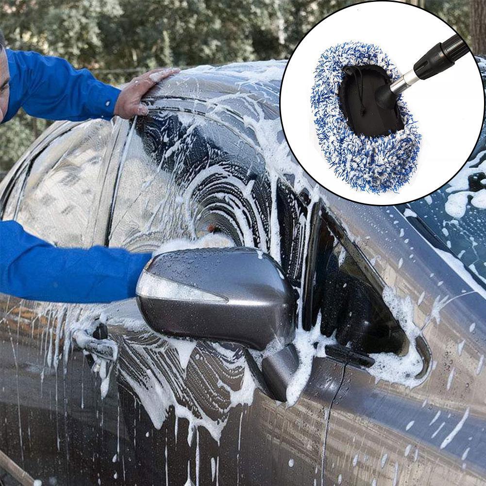 Revêtement de rechange pour brosse à poignée longue voiture