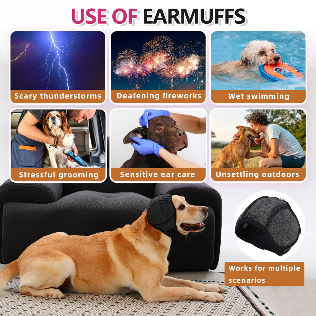 Enveloppe tête de chien - oreilles silencieuses pour l'anxiété