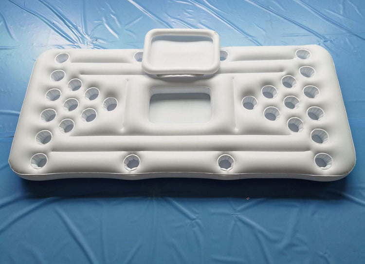 Bouée gonflable de beer Pong. Matelas gonflable Bière Pong piscine. jeu de boisson gonflable