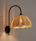 Boutique Inn Tea Room Restaurant Corridor Bamboo Art Woven Wall Lampe