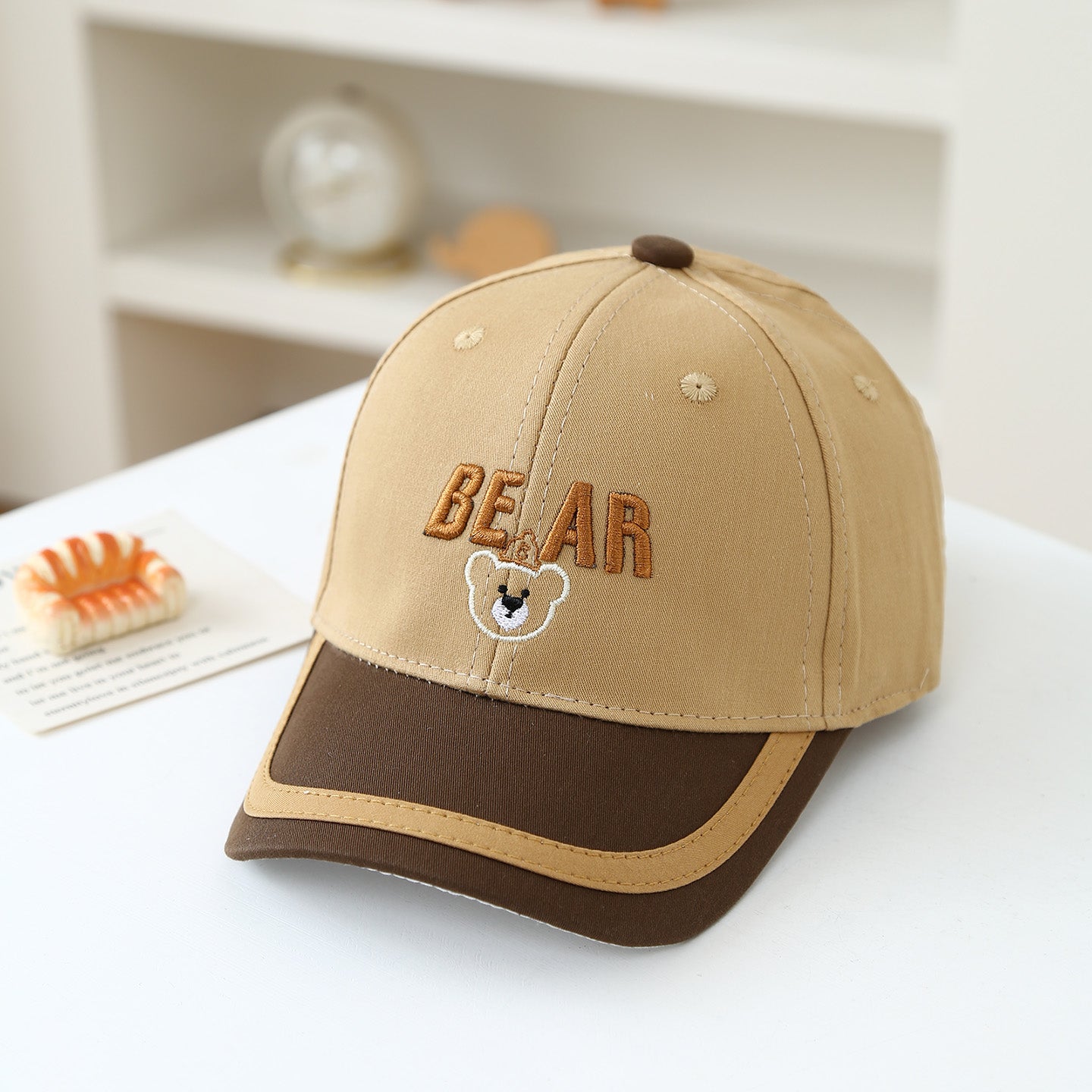 Garçons et filles de style caricature Casquette de baseball multicolore pour la protection solaire extérieure