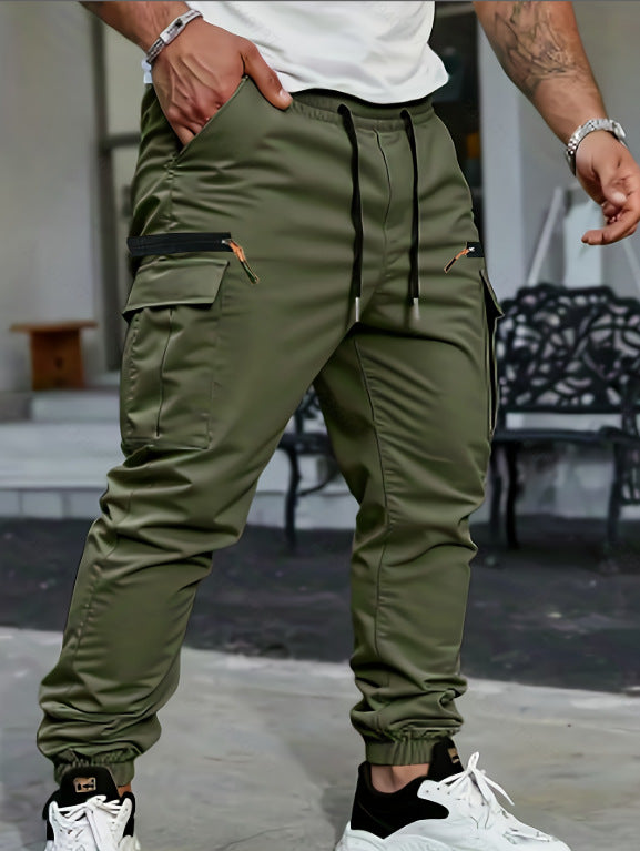 Pantalons d'utilité polyvalents pour hommes en position libre